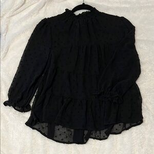 Elegant Black Women's Top